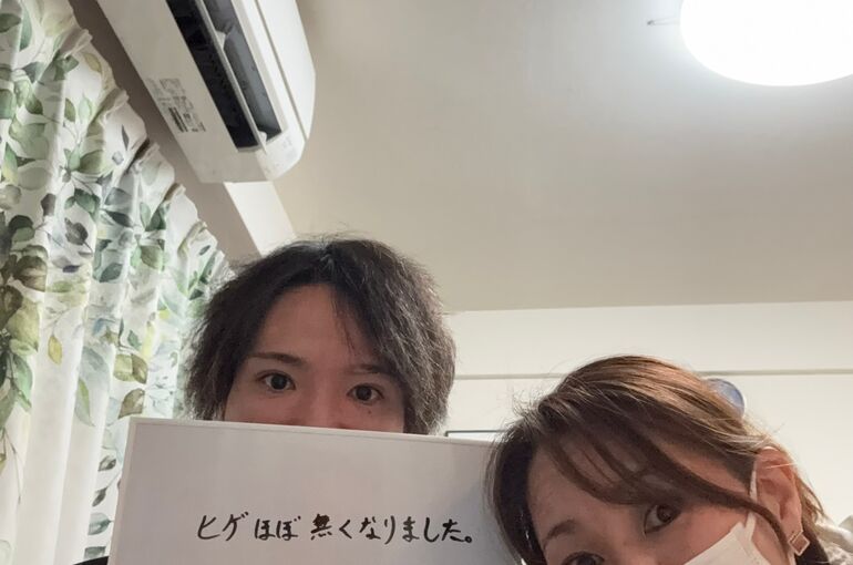 髭がどんどんなくなってきた